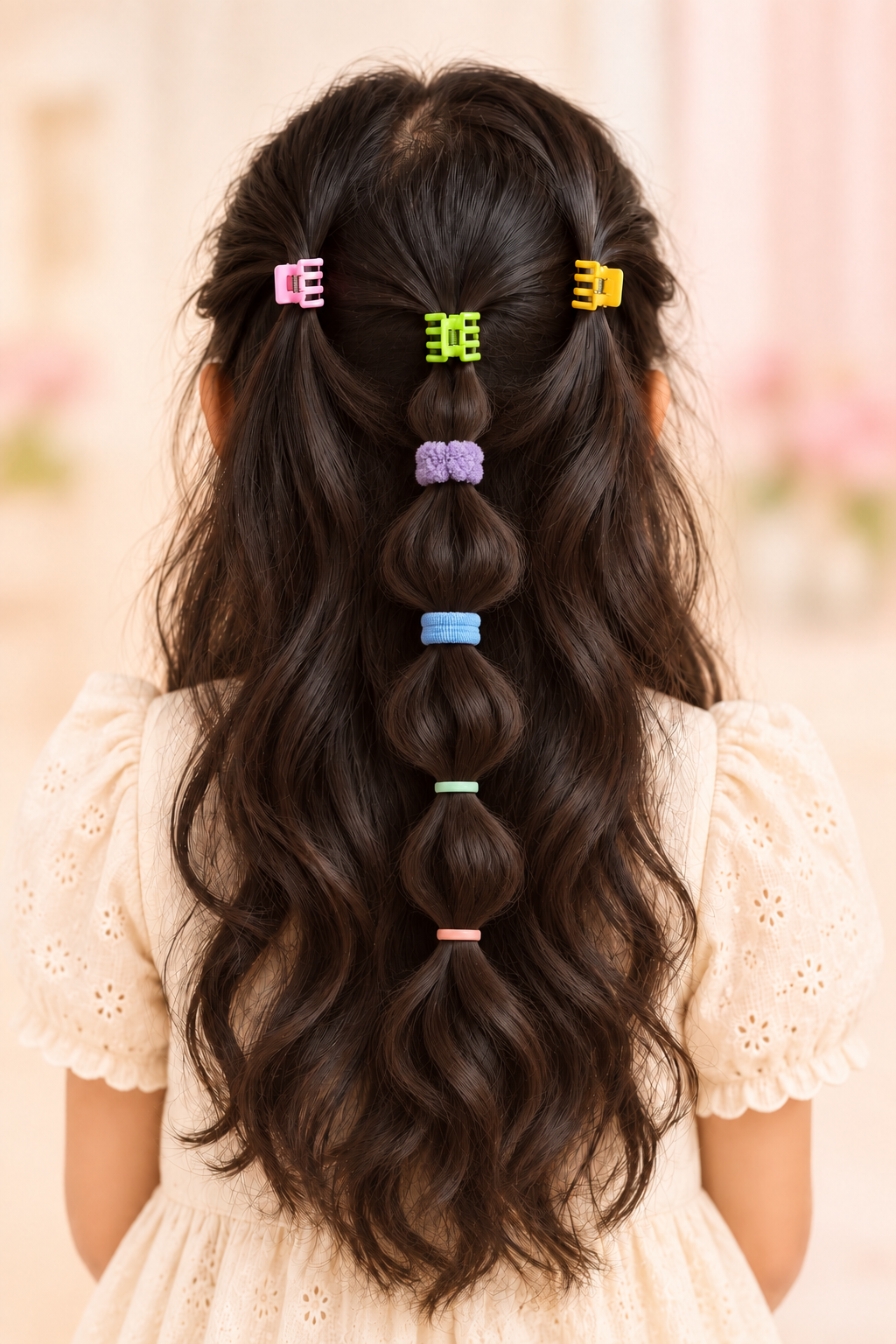 Butterfly Case Hair Accessory Kit Purple