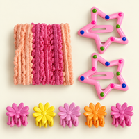 Everyday Mini Hair Essentials Set Pink Flowers