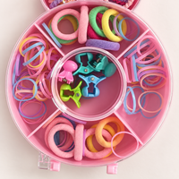 Bunny Case Hair Accessory Kit Pastel