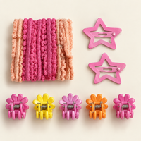 Everyday Mini Hair Essentials Set Pink Flowers