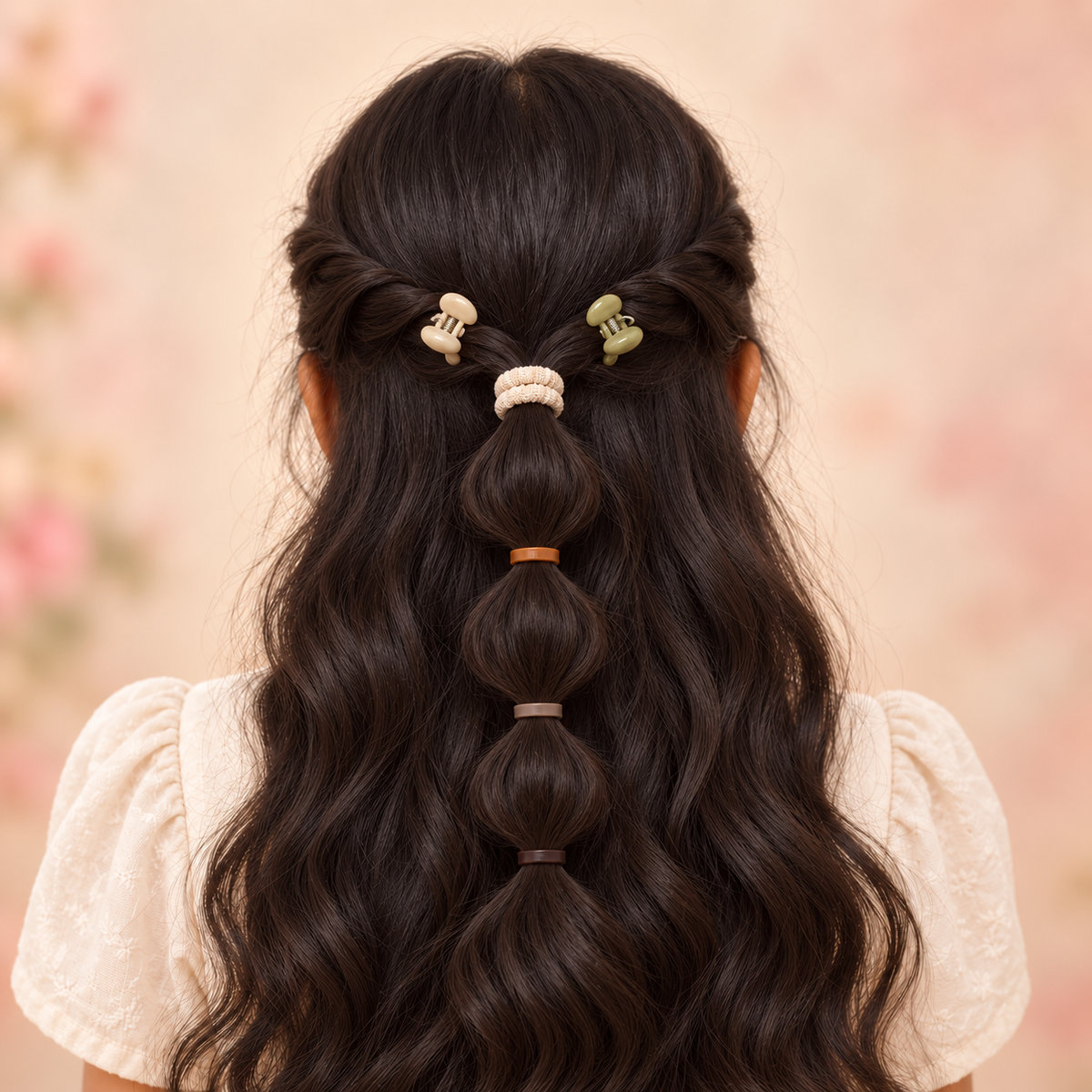Bunny Case Hair Accessory Kit Neutral