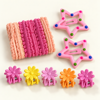 Everyday Mini Hair Essentials Set Pink Flowers