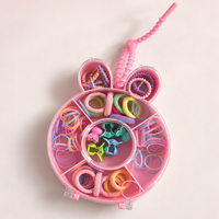 Bunny Case Hair Accessory Kit Pastel