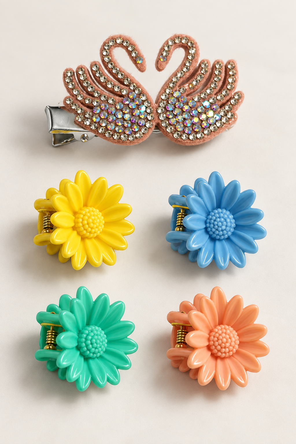 Pretty Mix Hair Accessory Set Swans