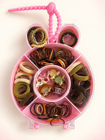 Bunny Case Hair Accessory Kit