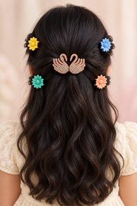 Pretty Mix Hair Accessory Set Swans