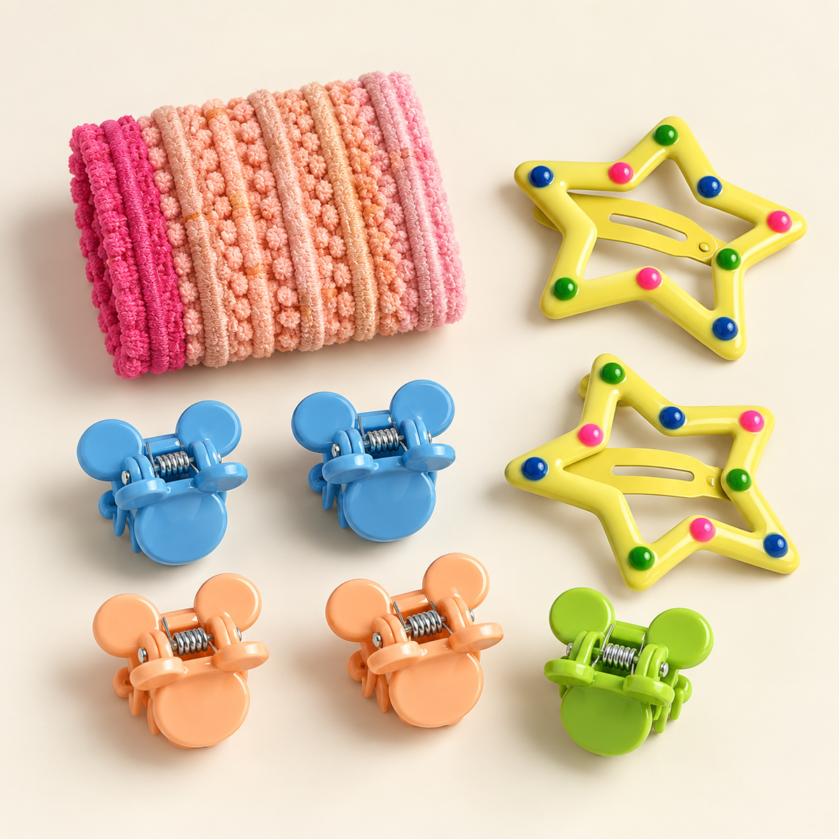 Everyday Mini Hair Essentials Set Yellow Mouse