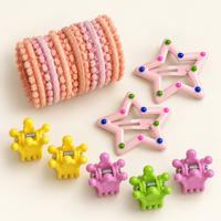 Everyday Mini Hair Essentials Set Pink Crowns