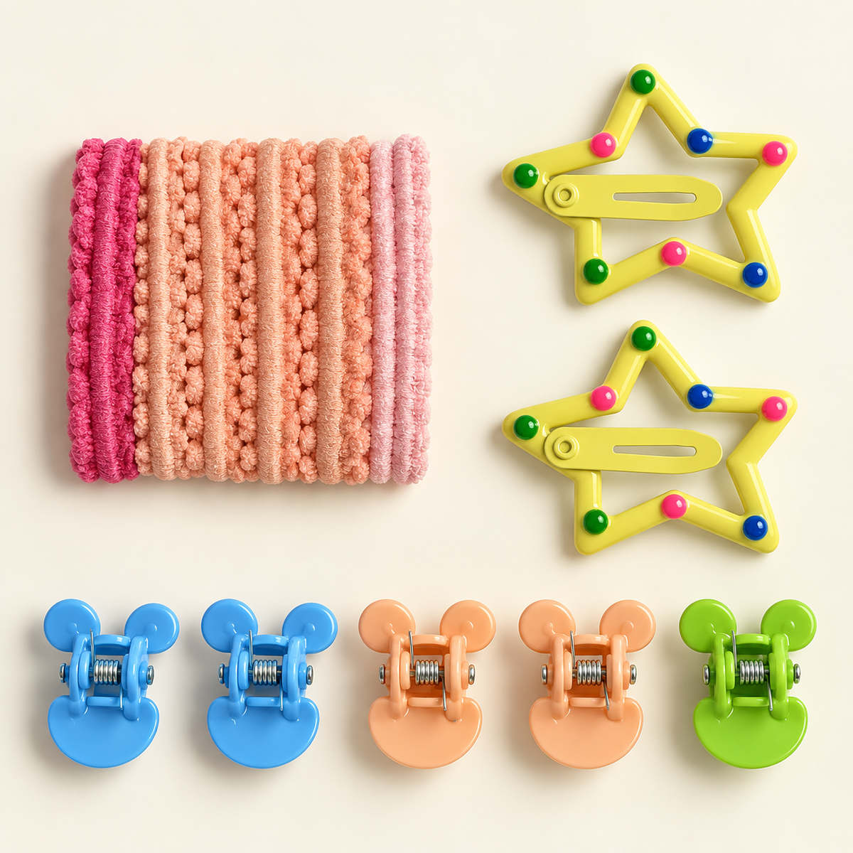 Everyday Mini Hair Essentials Set Yellow Mouse