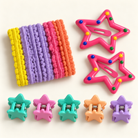 Everyday Mini Hair Essentials Set Hot Pink Stars