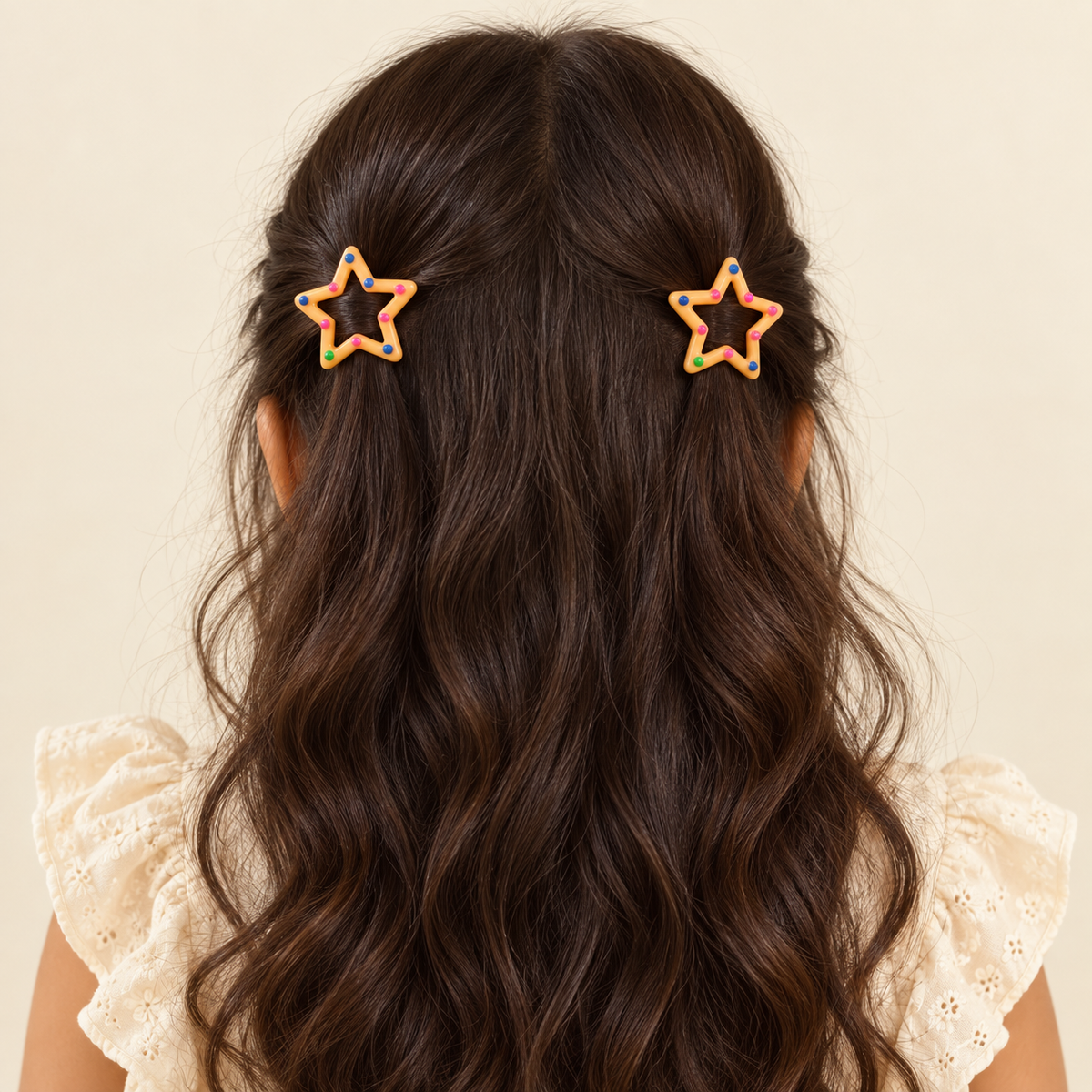 Everyday Mini Hair Essentials Set Orange Flowers