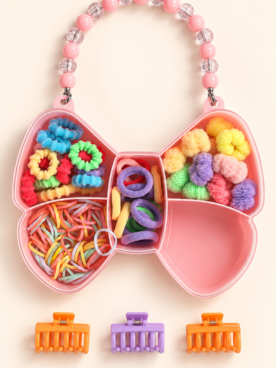 Butterfly Case Hair Accessory Kit