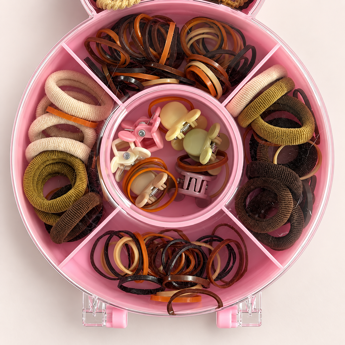 Bunny Case Hair Accessory Kit Neutral