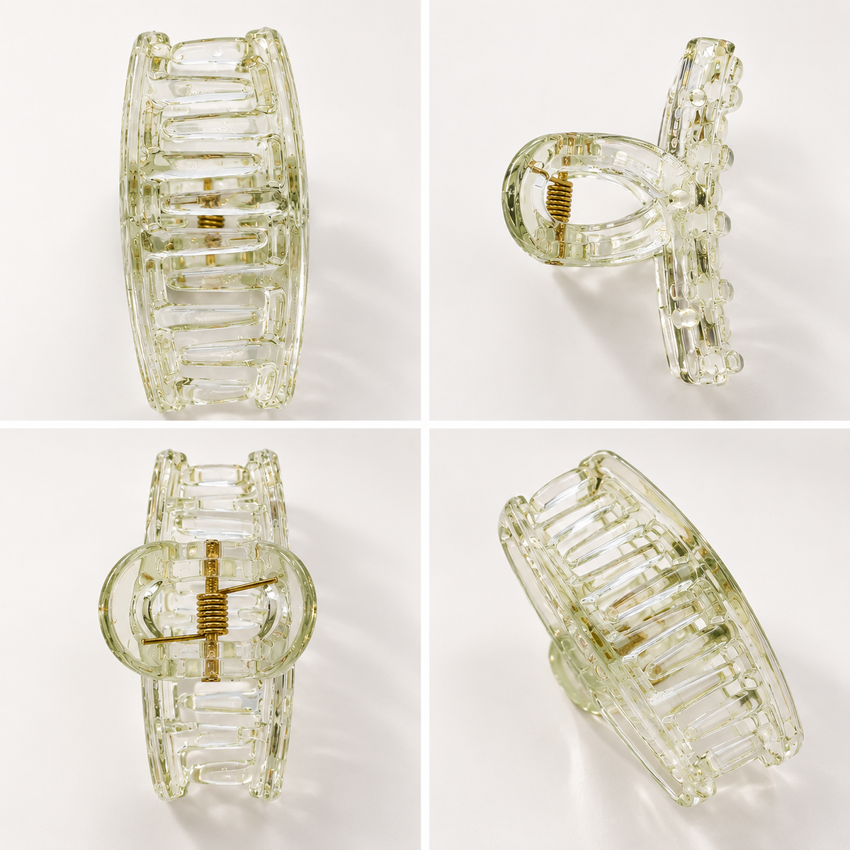 Clear Tint Hair Claw Clip