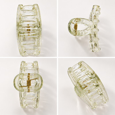 Clear Tint Hair Claw Clip