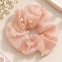 Pearl Sprinkle Sheer Scrunchie