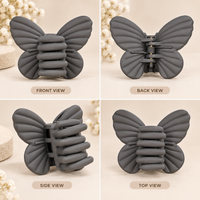 Matte Butterfly Claw Clip