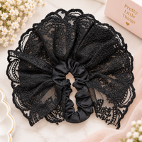 Scalloped Lace Scrunchie