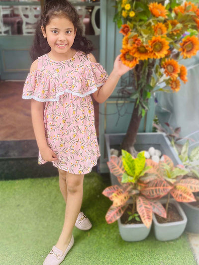 Ava pink floral dress