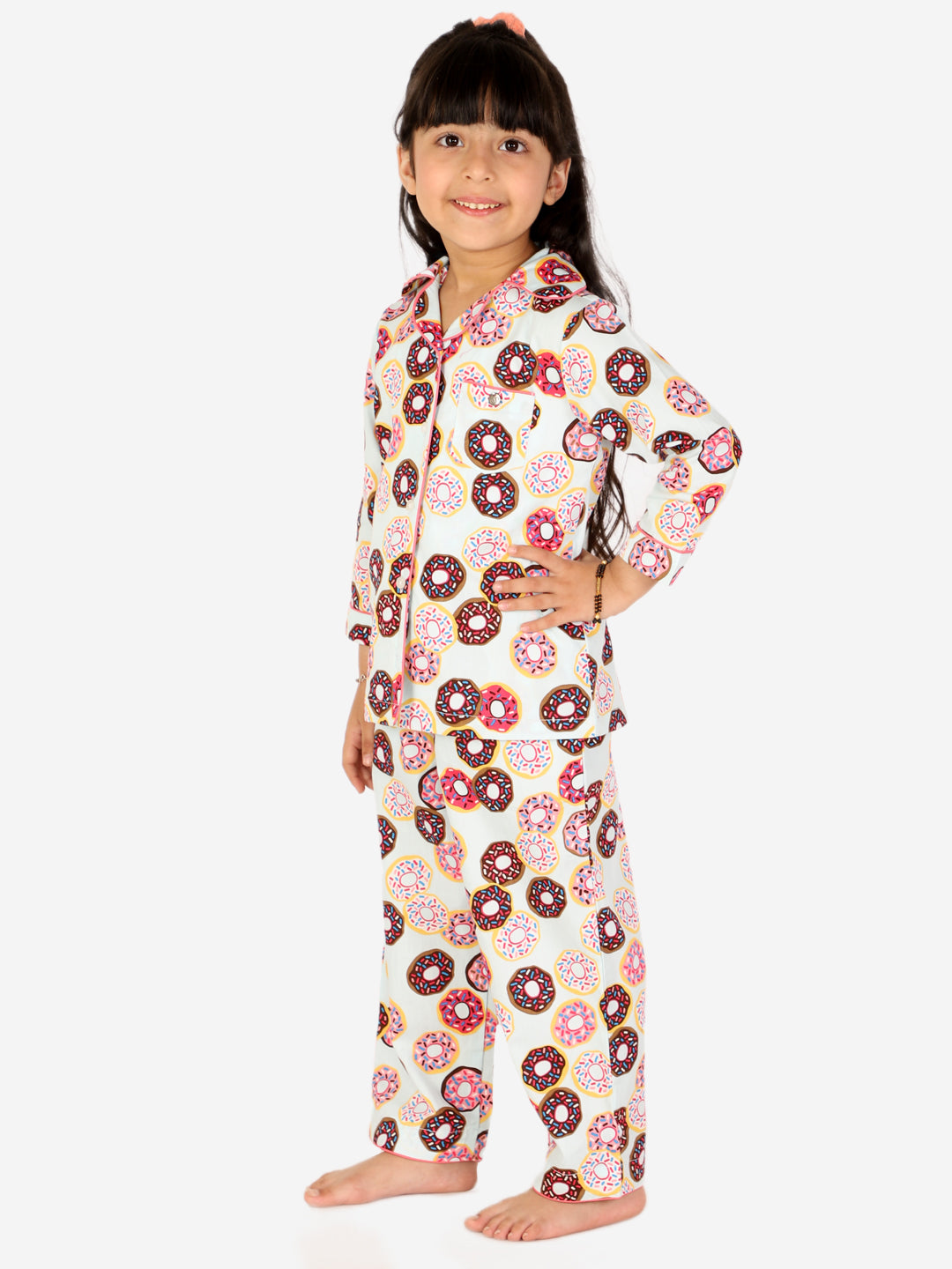 Donut Print Night Suit