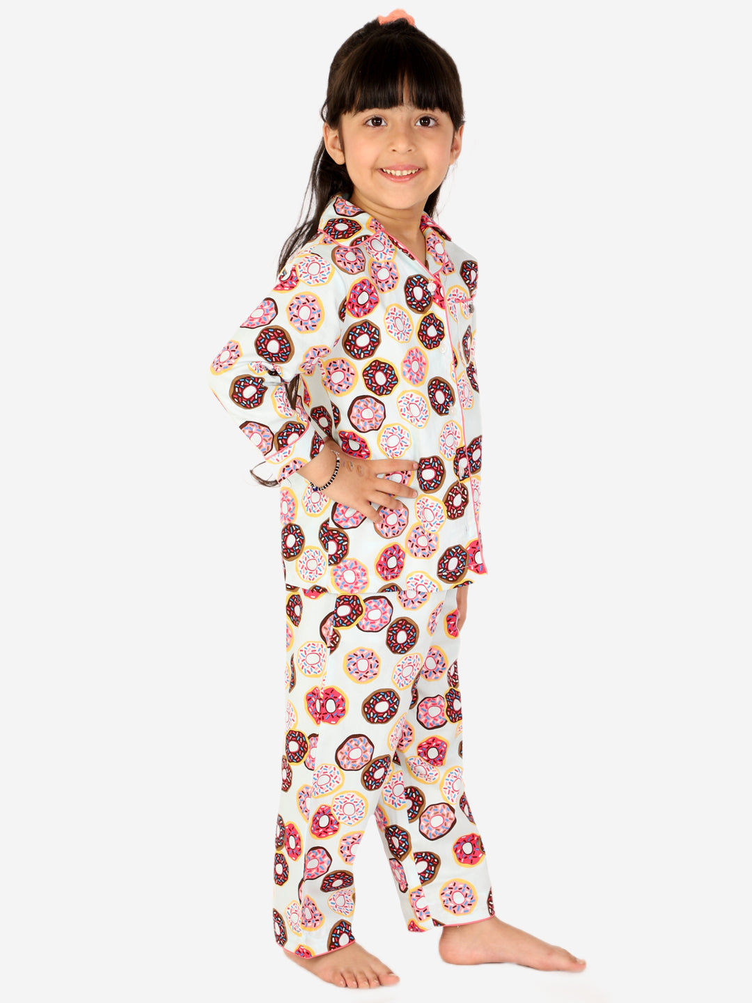 Donut Print Night Suit