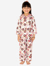 Donut Print Night Suit