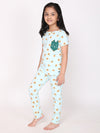 Sunflower Print Night Suit