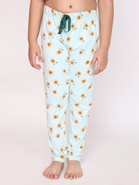 Sunflower Print Night Suit