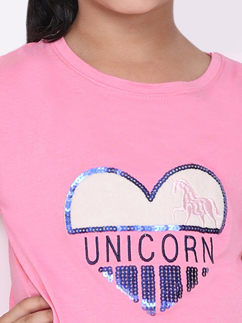 Pink Unicorn Night Suit