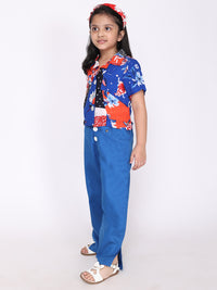 Kim Resort Shirt & Blue Trousers Set