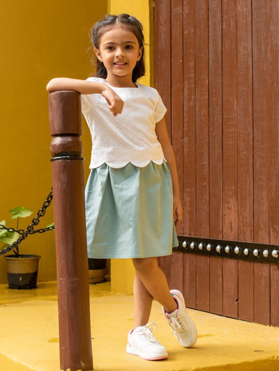 Fay Scalloped Dress