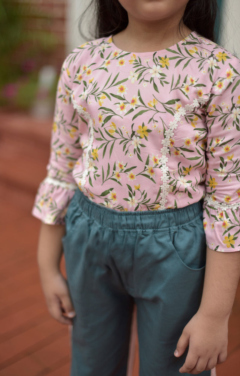 Green Pink Joggers